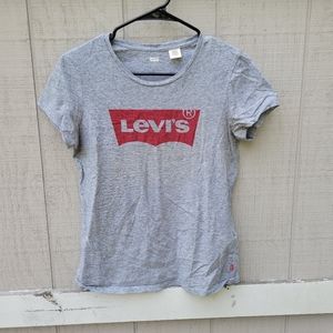 Levi's Casual Short Sleeve Graphic Logo Cotton Tee T-Shirt Medium M